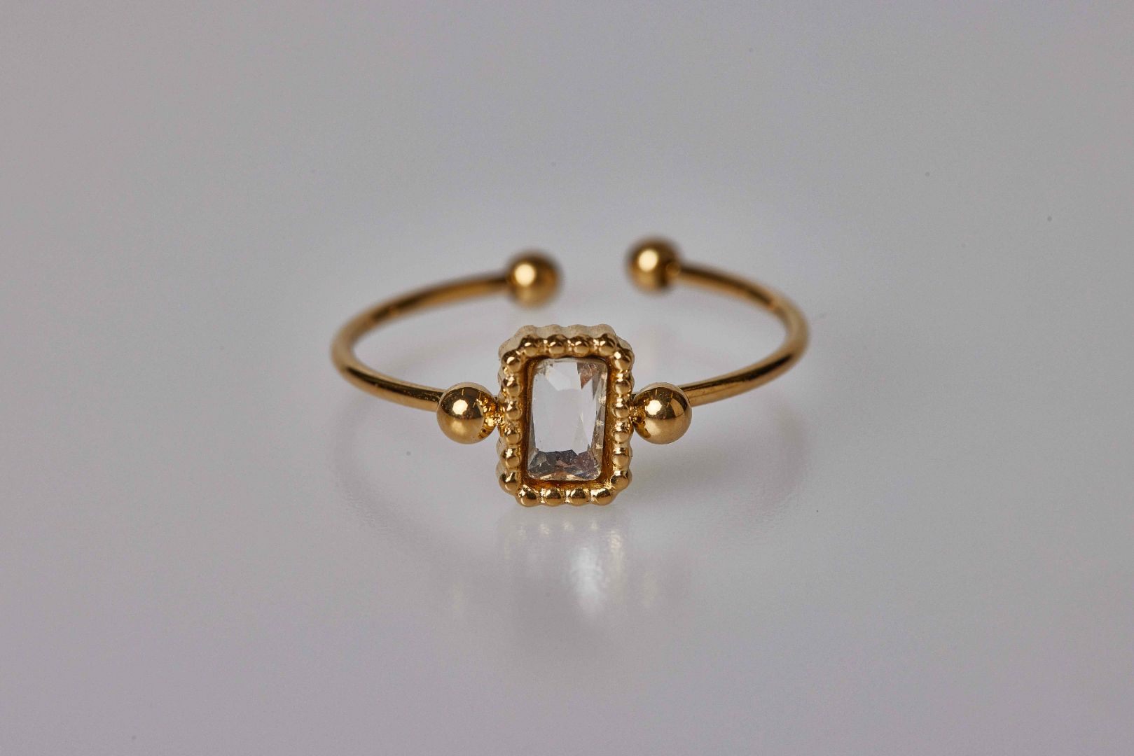 Square Diamond Ring