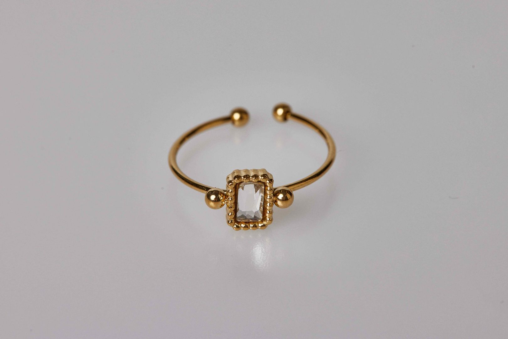 Square Diamond Ring