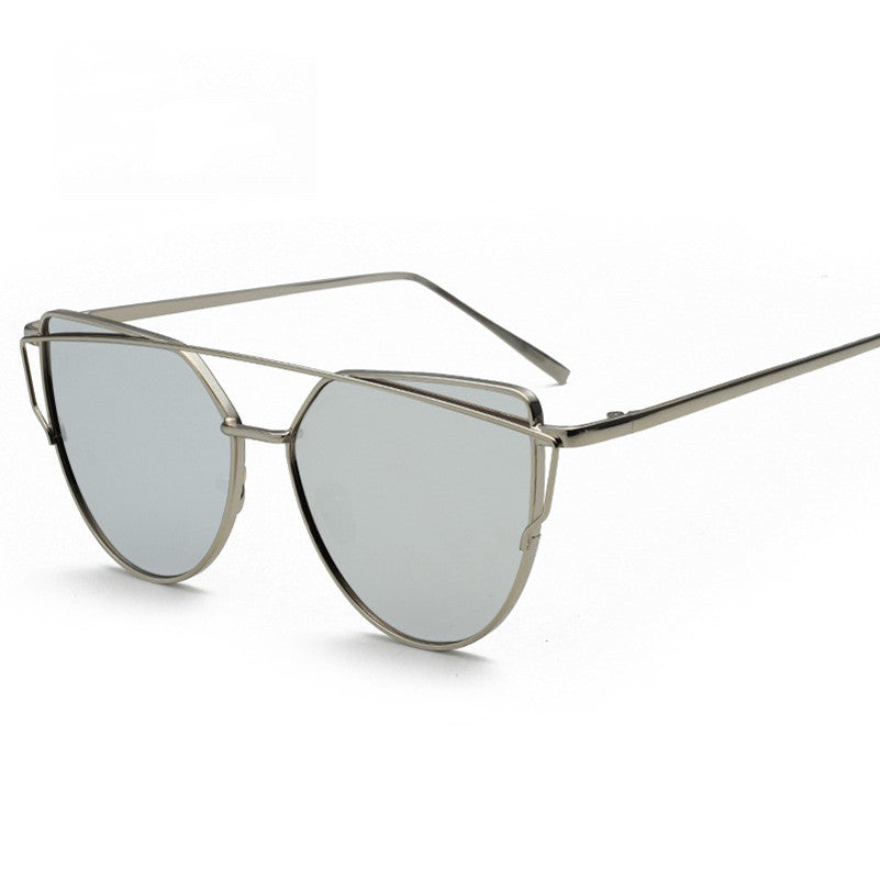Twin Beam Mirror Lens Sunglasses