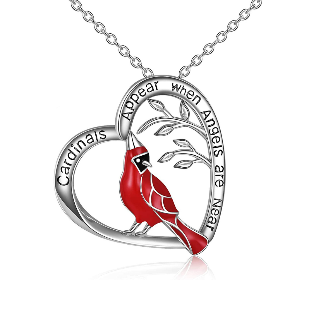 Cardinal Bird Necklace