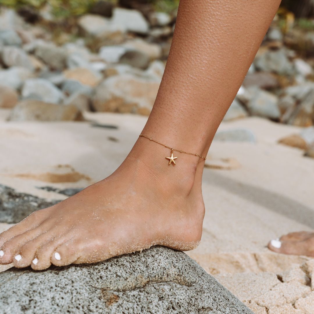 Mini Starfish Anklet