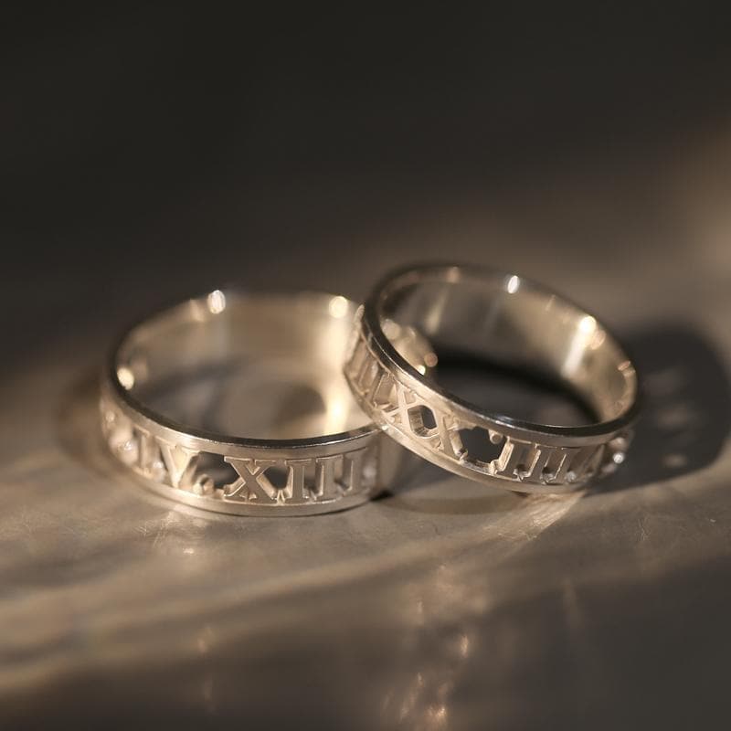 HANDCRAFTED COUPLE SILVER RING