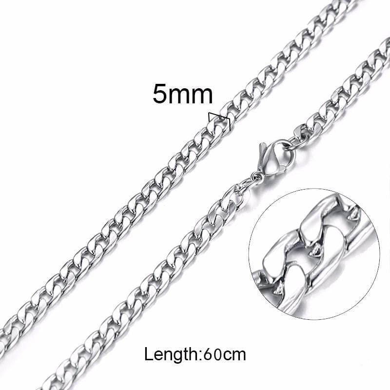 SOLID CURB CHAIN STAINLESS STEEL CHAIN