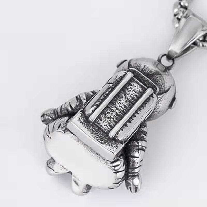 HIPHOP ASTRONAUT STAINLESS STEEL PENDANT