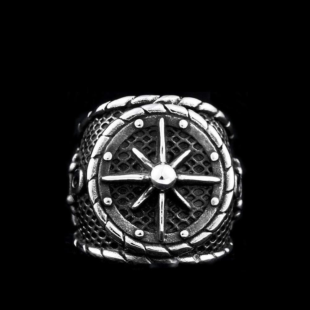 THE NORTH STAR STAINLESS STEEL RING
