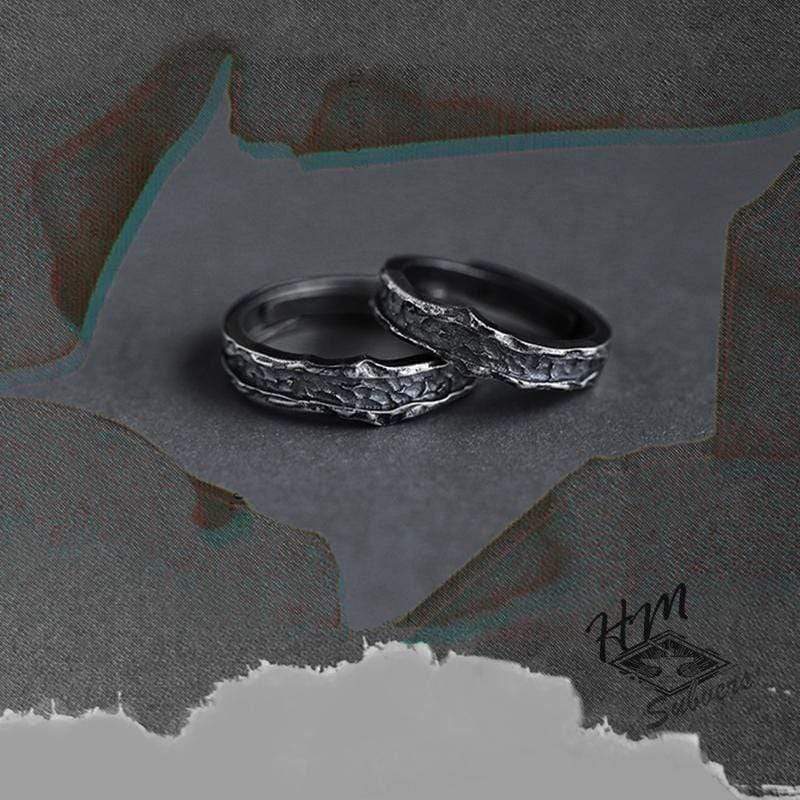 ABYSS PATTERN STAINLESS STEEL RING