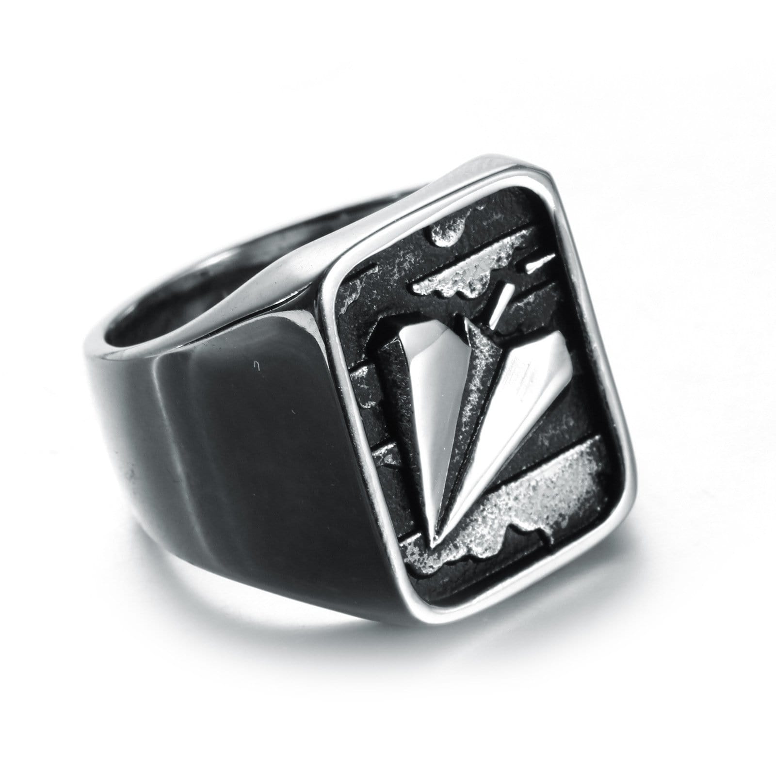 AIRPLANE STAINLESS STEEL RING