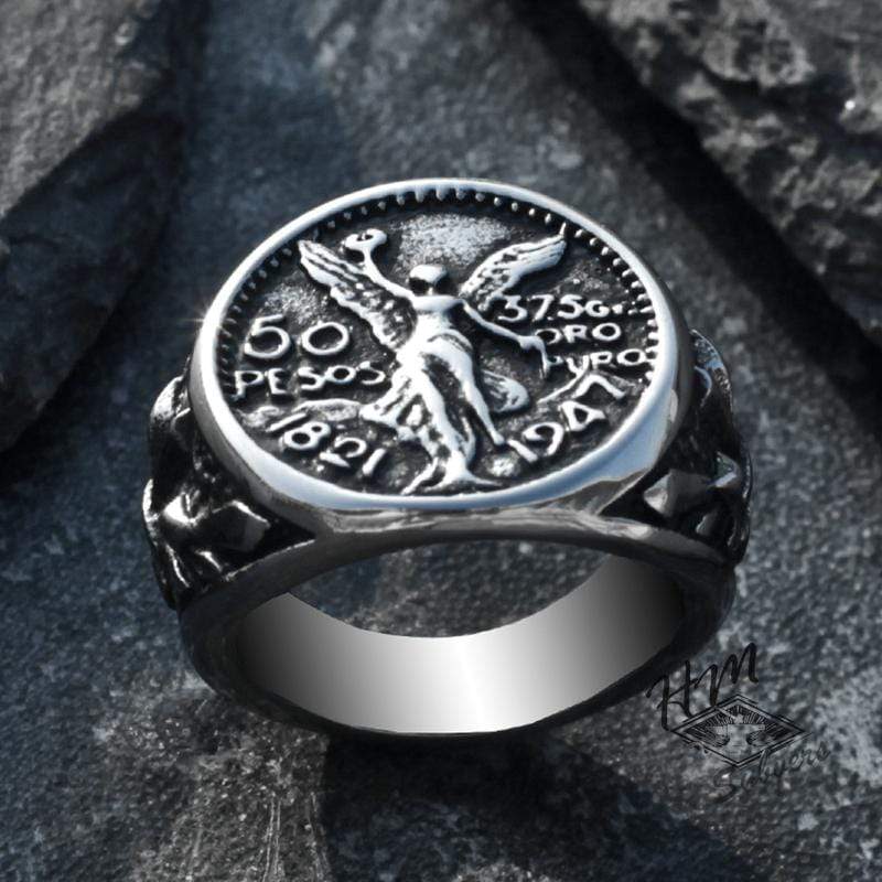 LADY LIBERTY STAINLESS STEEL RING