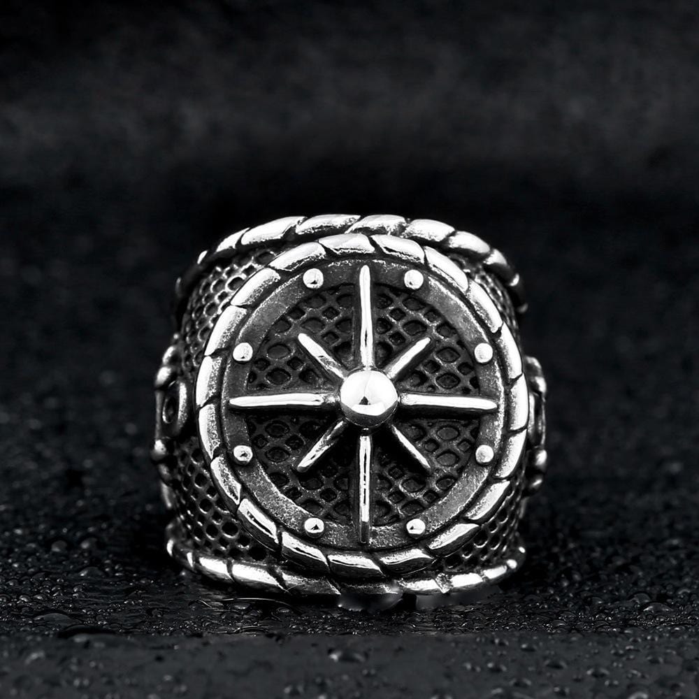 THE NORTH STAR STAINLESS STEEL RING