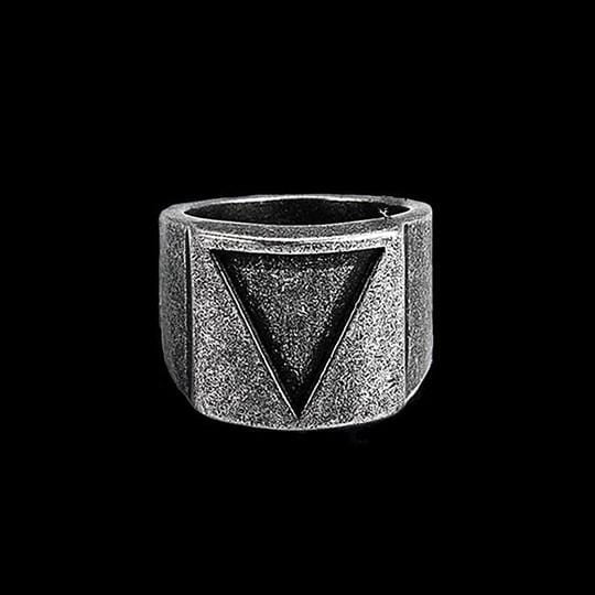 VIKING TRIANGLE STAINLESS STEEL RING